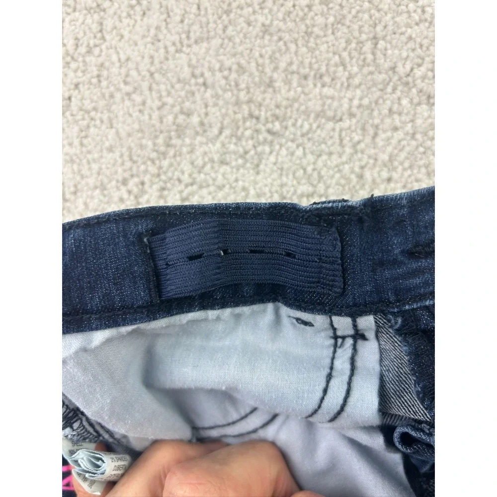 Childrens Place Girls‎ Denim Bermuda Shorts Size 6 Dark Wash Cotton/Spandex